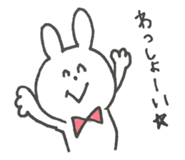 Sticker of a funny rabbit sticker #6953550