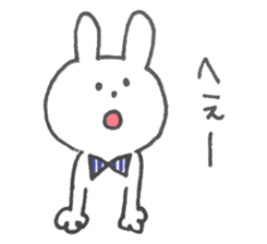 Sticker of a funny rabbit sticker #6953558