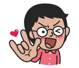 nanmulti sanhawan just wanna say hi!!!! sticker #6953657