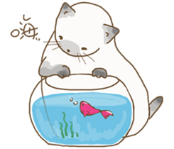 girl iki & totocat sticker #6953933