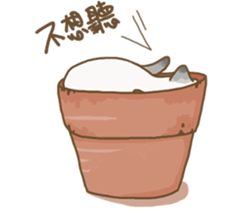 girl iki & totocat sticker #6953946