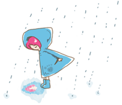 girl iki & totocat sticker #6953954