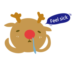 Orange rabbit so proud sticker #6954106