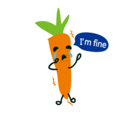 Orange rabbit so proud sticker #6954110