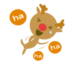 Orange rabbit so proud sticker #6954112