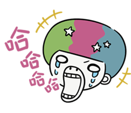 Alley exhibition of the animated cartoon sticker #6954149