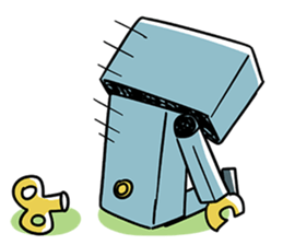 Alley exhibition of the animated cartoon sticker #6954158