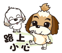 2 Shih Tzu Brothers sticker #6954474