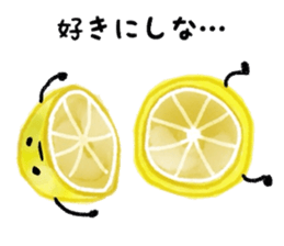 Citrus lemon sticker #6954688