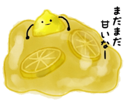 Citrus lemon sticker #6954691