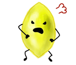 Citrus lemon sticker #6954692