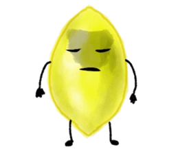 Citrus lemon sticker #6954694
