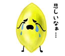 Citrus lemon sticker #6954706