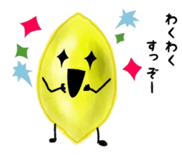 Citrus lemon sticker #6954707