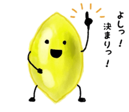 Citrus lemon sticker #6954712