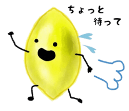 Citrus lemon sticker #6954714