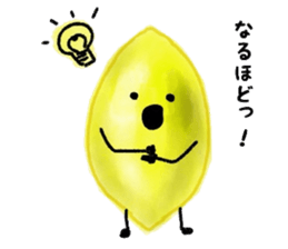 Citrus lemon sticker #6954716