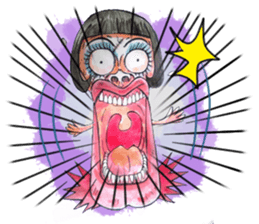 Men with pink hearts sticker #6954782