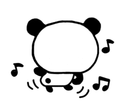 mi-ki panda 2 sticker #6955025