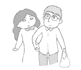 Daily life of the couple3 sticker #6955131