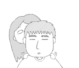 Daily life of the couple3 sticker #6955146