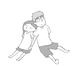 Daily life of the couple3 sticker #6955147