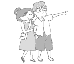 Daily life of the couple3 sticker #6955151