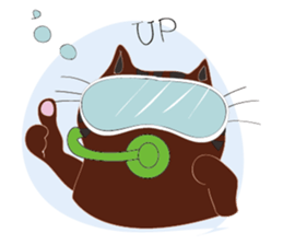 Your cute scuba diving partners and you sticker #6955387