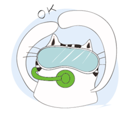 Your cute scuba diving partners and you sticker #6955390