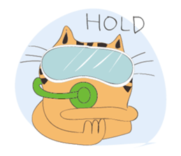Your cute scuba diving partners and you sticker #6955392