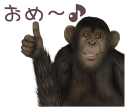 Real monkey sticker of zumo sticker #6955431