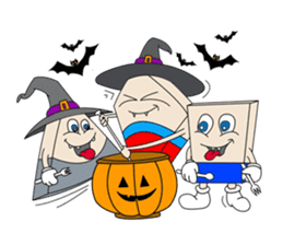 Trio in Halloween sticker #6956008