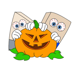 Trio in Halloween sticker #6956021