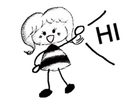 Monochrome Yosshy sticker #6956448