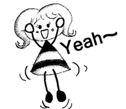 Monochrome Yosshy sticker #6956454