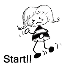 Monochrome Yosshy sticker #6956458