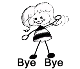 Monochrome Yosshy sticker #6956462