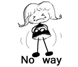 Monochrome Yosshy sticker #6956471