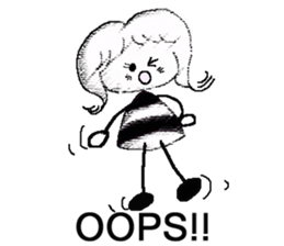 Monochrome Yosshy sticker #6956473