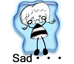 Monochrome Yosshy sticker #6956475