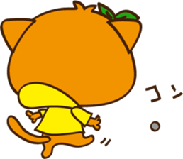 Orange cat nekopon sticker #6956812