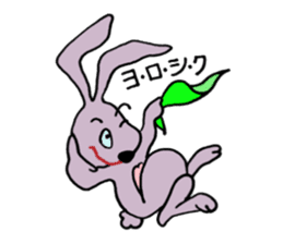 next to Mr. Rabbit sticker #6957016