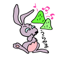 next to Mr. Rabbit sticker #6957029