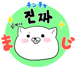 Cute cat Hangul Sticker (JPN.ver) sticker #6957209
