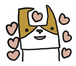 Cute Phoota is Corgi. sticker #6957305