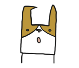 Cute Phoota is Corgi. sticker #6957314