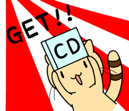 Cat popping sticker #6957489