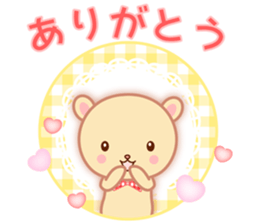 Lovey-Dovey Bears Cocoa & Vanilla sticker #6957539