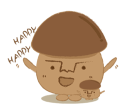 The little mushroom. sticker #6957561