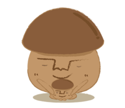 The little mushroom. sticker #6957564